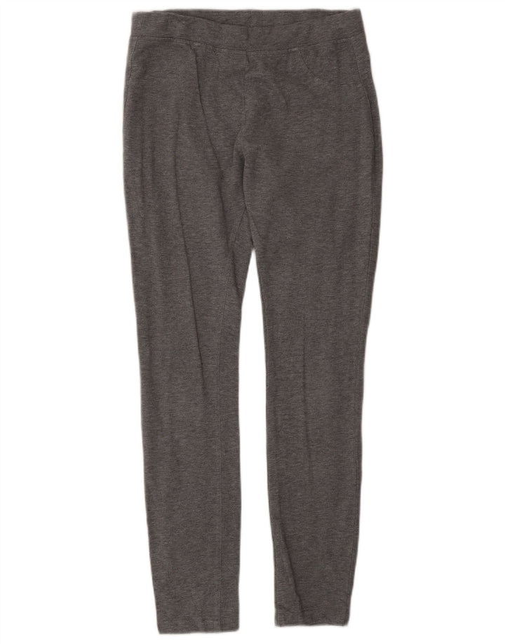 BENETTON Damen Leggings UK 12 Mittelgrau
