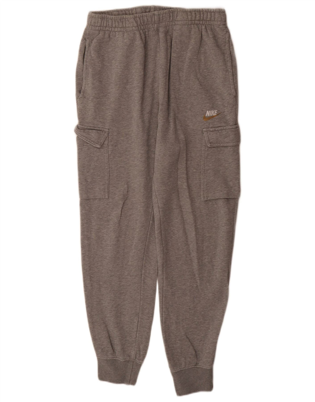 Nike Herren Cargo-Trainingshose, Jogginghose, klein, grau gefleckte Baumwolle