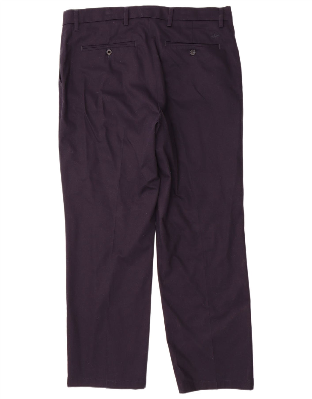 DOCKERS Herren-Chinohose mit gerader klassischer Passform, W36 L30, marineblaue Baumwolle