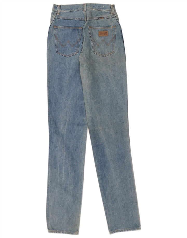 Wrangler Damen Slim Jeans W28 L36 Blaue Baumwolle