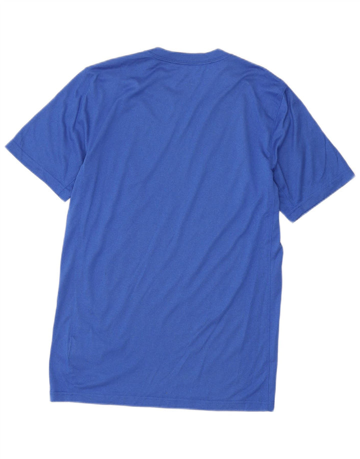 Nike Herren Dri Fit T-Shirt Top Small Blau Polyester