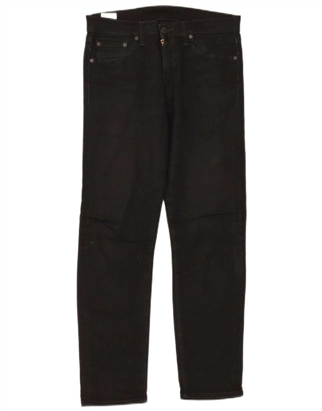 Levi's Herren 508 Regular Tapered Jeans W30 L30 schwarze Baumwolle