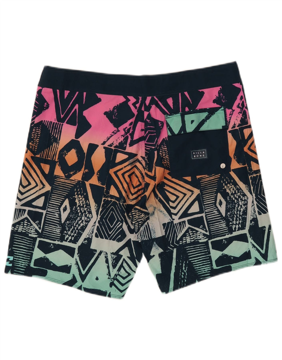 Billabong Herren-Badeshorts, groß, mehrfarbig, geometrisch, Polyester