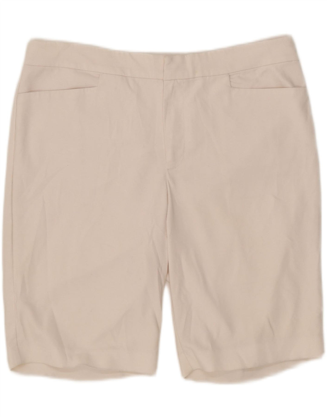 Chaps Freizeitshorts für Damen, UK 16, Größe L W36, weiße Baumwolle