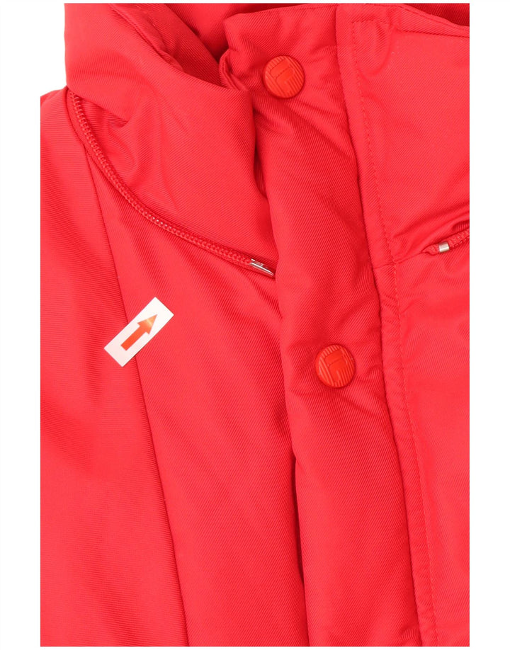 Fila Herren Wattierte Jacke IT 48 Mittelrotes Polyamid