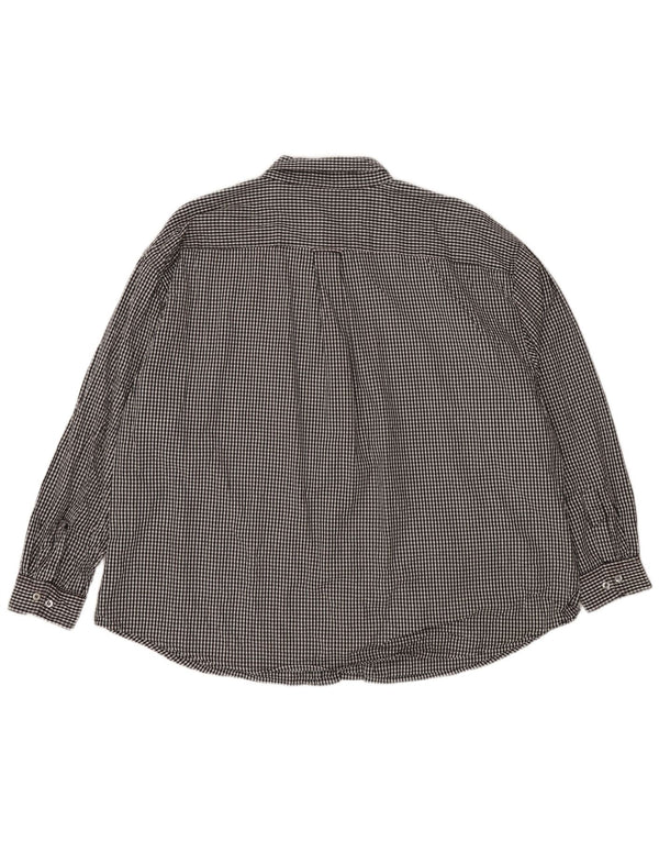 RUSSELL ATHLETIC Herren Arkansas Razorbacks Hemd 3XL Schwarz Gingham Baumwolle