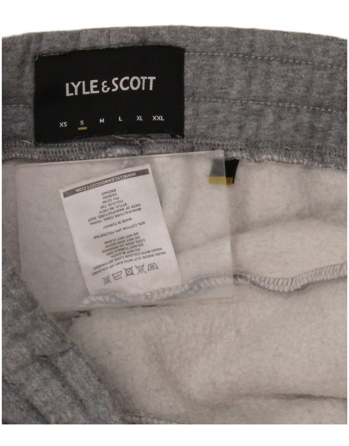 LYLE & SCOTT Herren-Trainingshose, Jogginghose, Größe S, Grau, Baumwolle