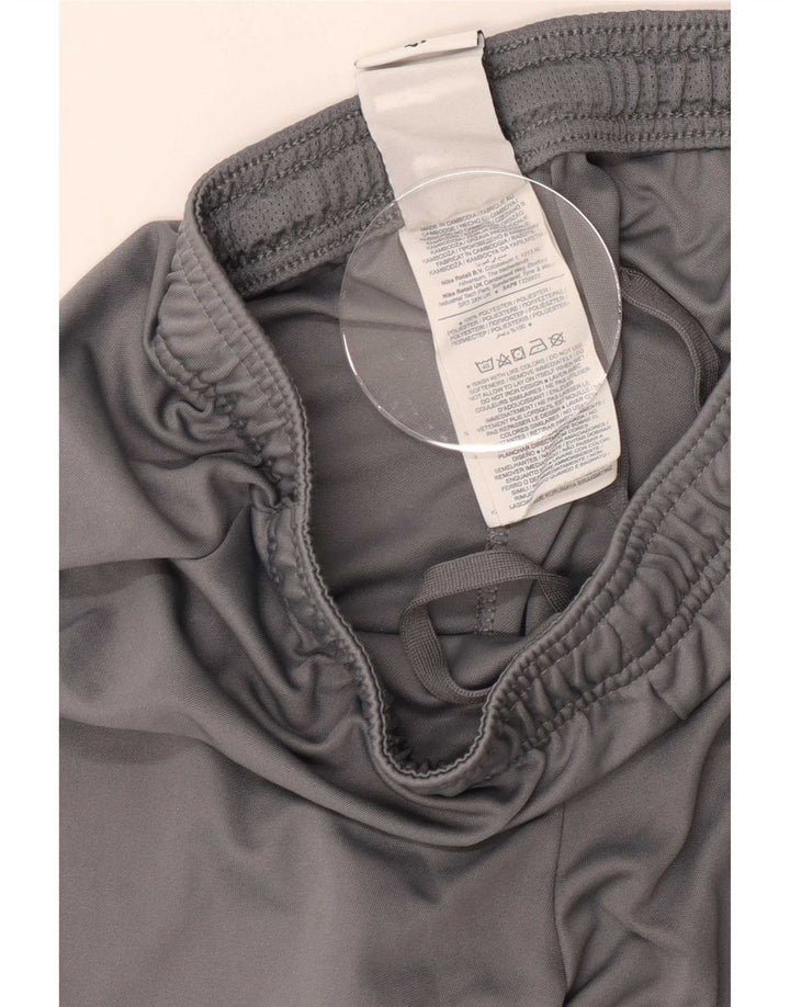 Nike Herren Dri Fit Slim Sportshorts, klein, graues Farbblock-Polyester
