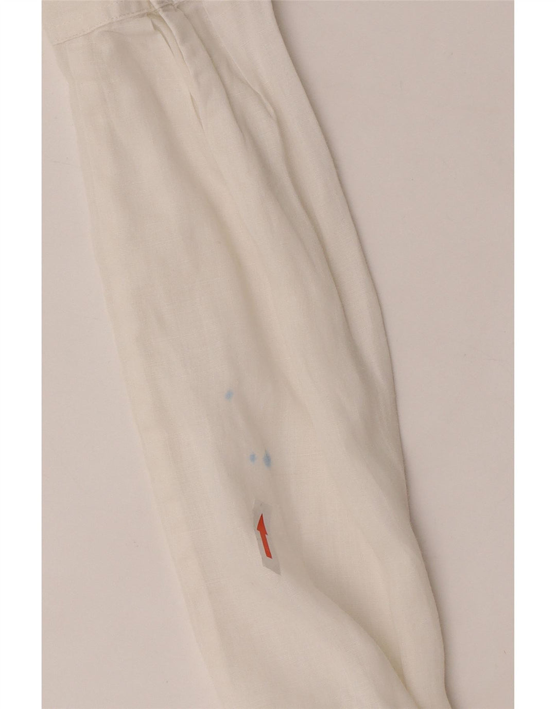 Massimo Dutti Damen Longline-Hemd UK 14 Medium Off White Floral Ramie