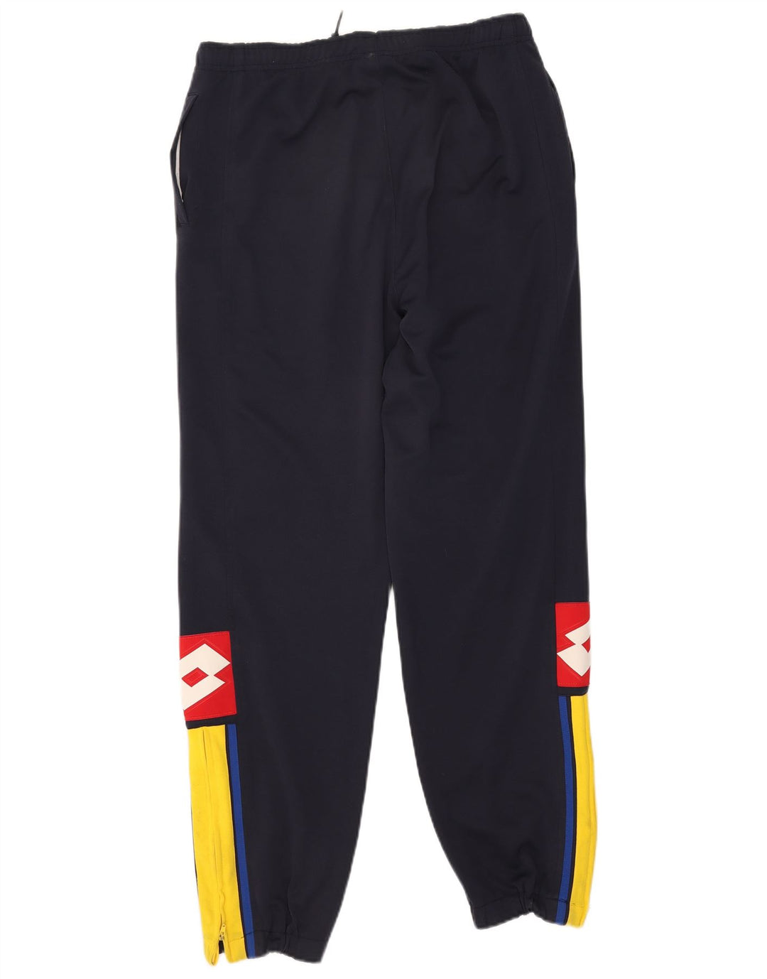 Lotto Herren-Trainingsanzug mit Grafik, groß, Marineblau, Farbblock-Polyester