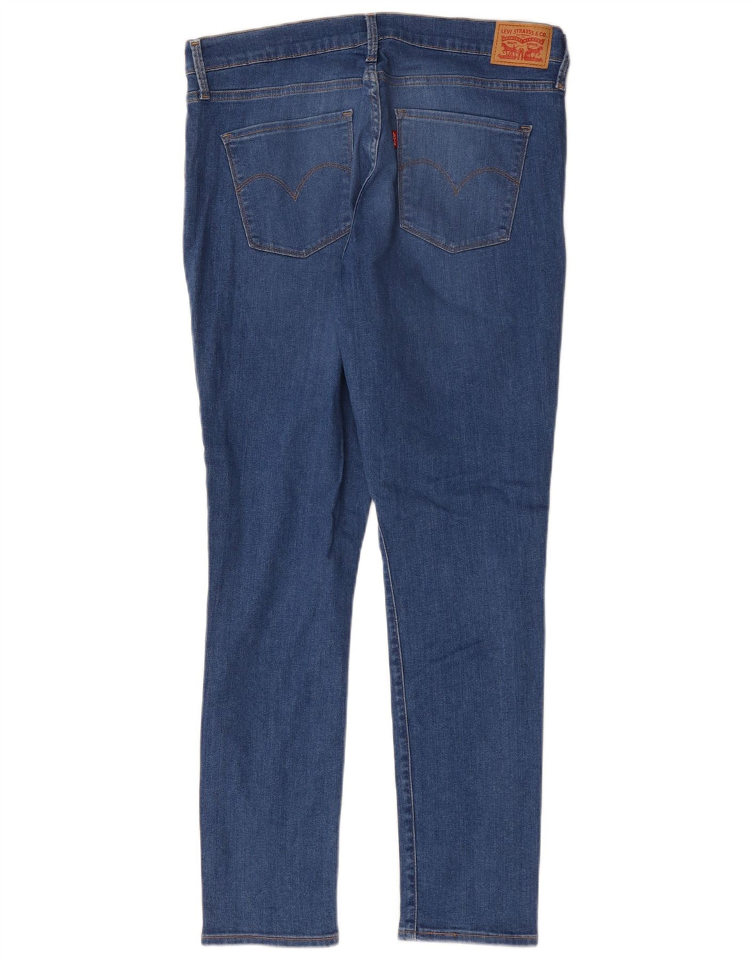 Levi's Damen Slim Jeans W32 L30 Blaue Baumwolle