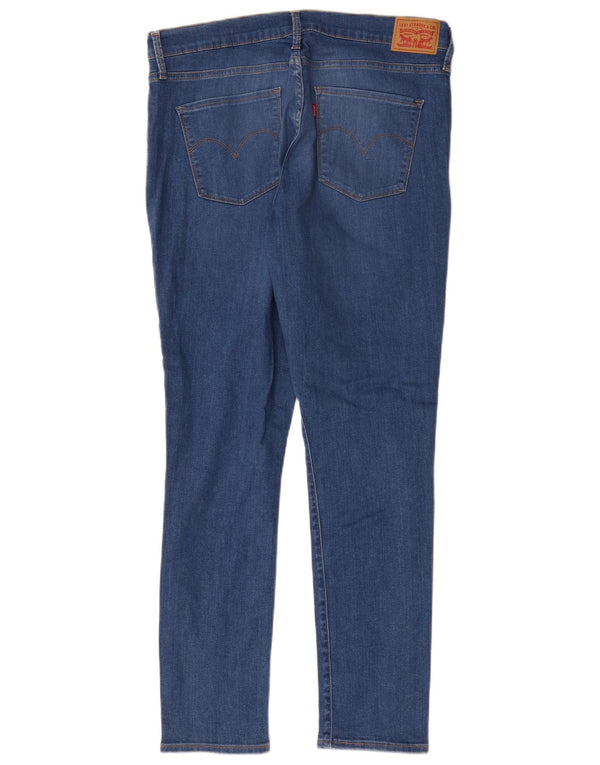 Levi's Damen Slim Jeans W32 L30 Blaue Baumwolle