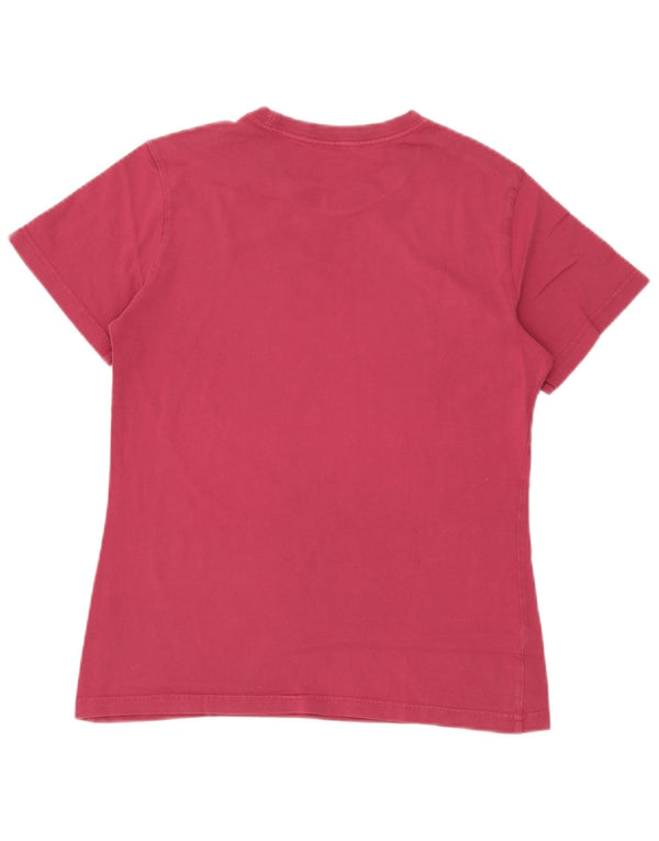 Adidas Damen Graphic T-Shirt Top UK 12/14 Mittelrosa