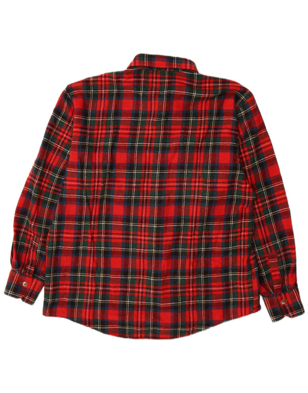 EUROPEAN PROJECT Mens Flannel Shirt XL Red Check