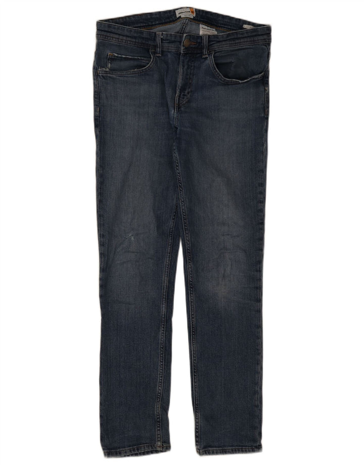 Timberland Herren Slim Jeans W32 L32 Blaue Baumwolle