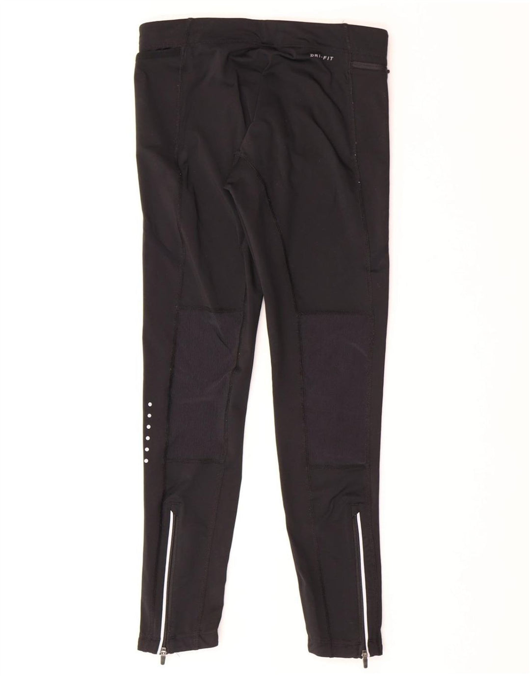 NIKE Womens Dri Fit Leggings UK 8 Small  Black Polyester