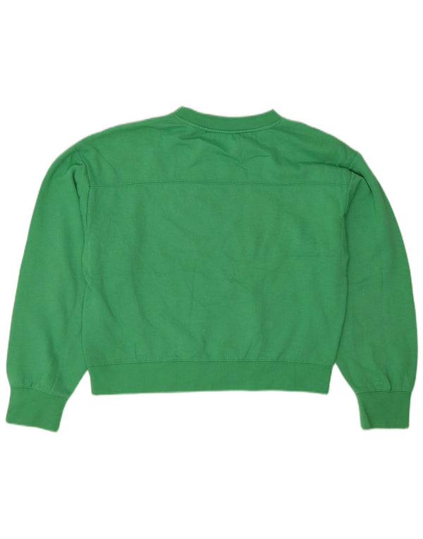 Zara Damen-Sweatshirt mit entspannter Passform, Gr. 10, Größe S, Grün, Polyester