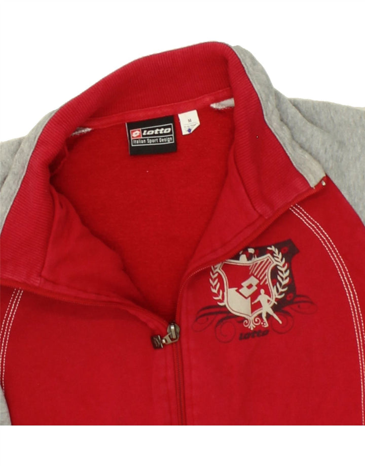 LOTTO Boys Graphic Tracksuit Top Jacket 11-12 Years Medium  Red Vintage Lotto and Second-Hand Lotto from Messina Hembry 