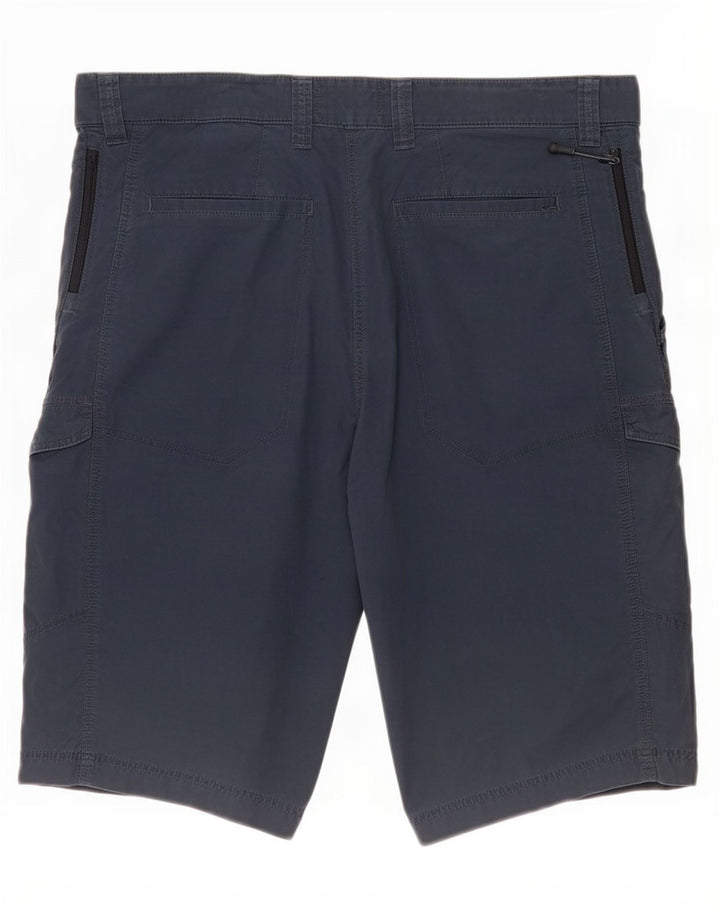Marks & Spencer Herren-Cargoshorts, Größe L, W36, Marineblau, Baumwolle