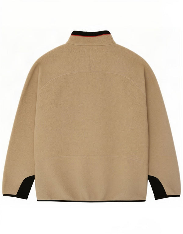 Fila Herren Fleecejacke UK 42 XL Beige Colourblock