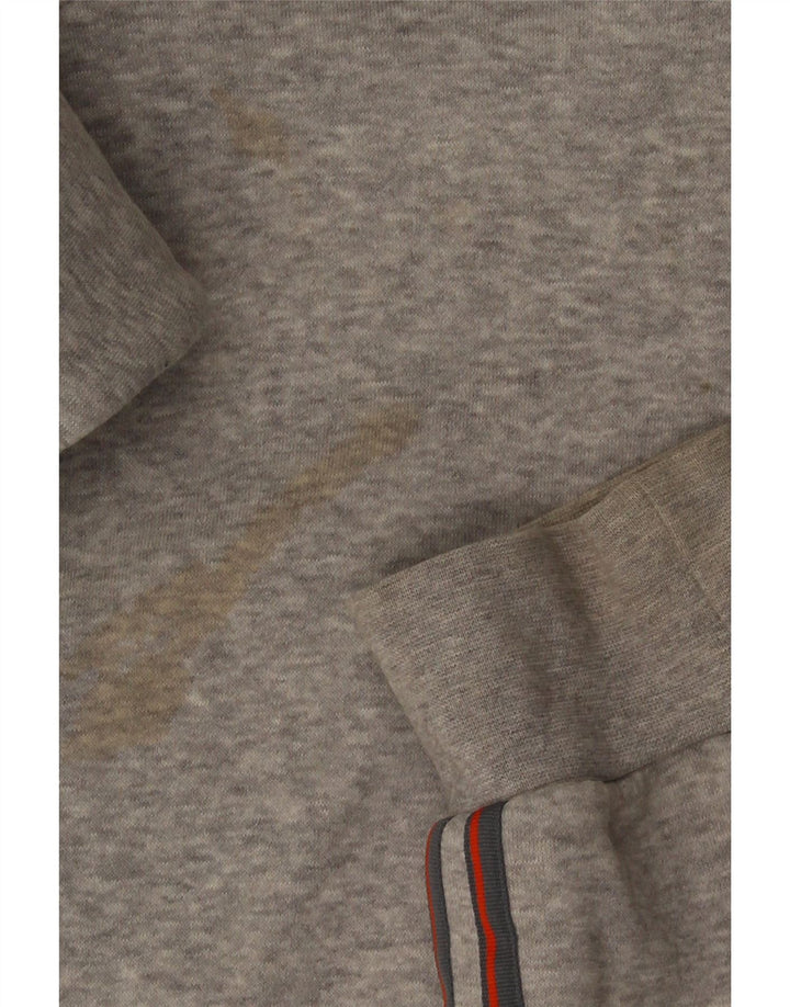 Adidas Herren Kapuzenpullover mittelgraue Baumwolle