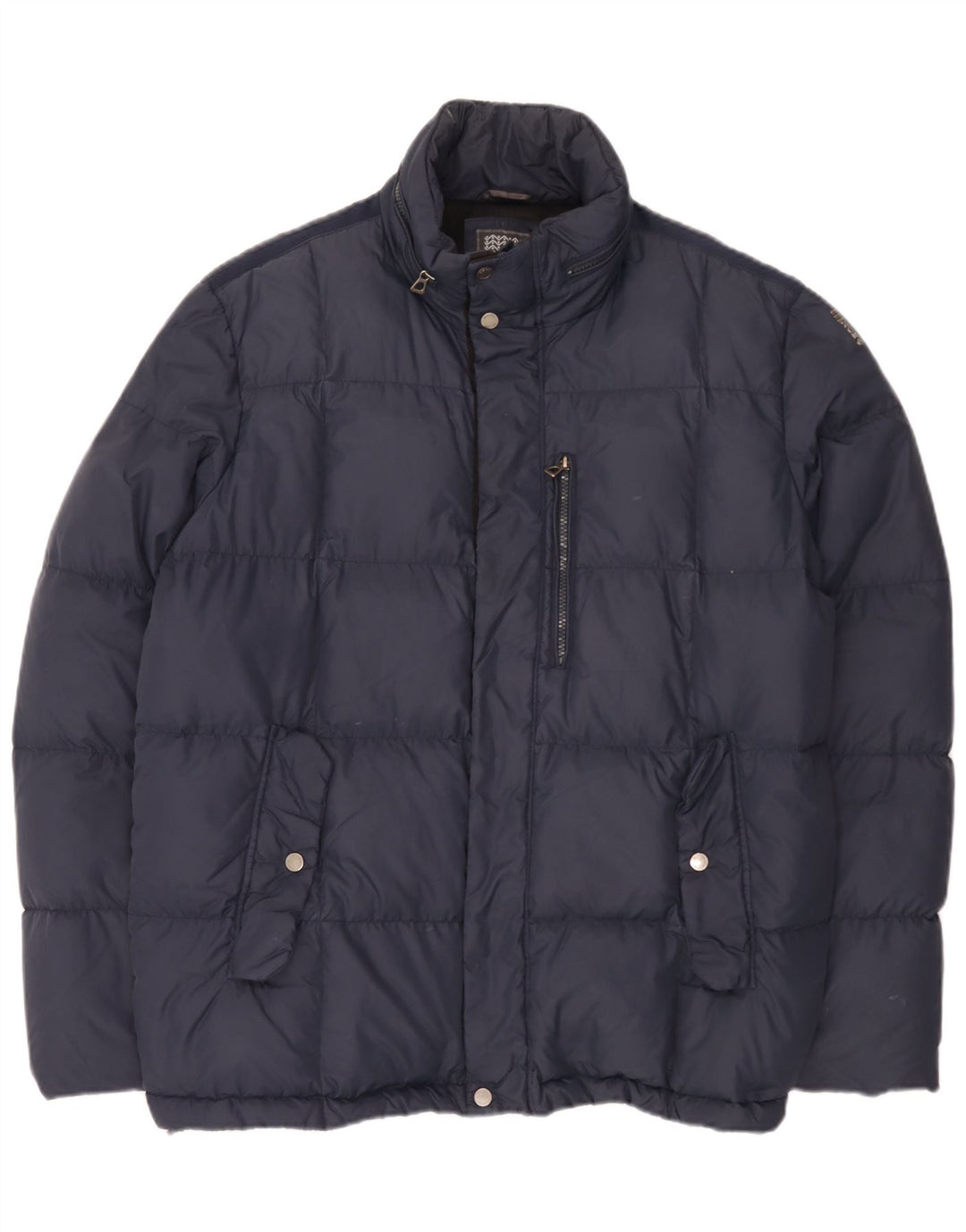 Geox wattierte Herrenjacke mit Kapuze, UK 48 4XL, Marineblau