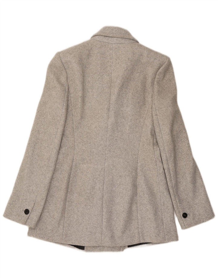 Zweireihiger Blazer für Damen von Zara, Gr. 10, Größe S, Grau, Polyester