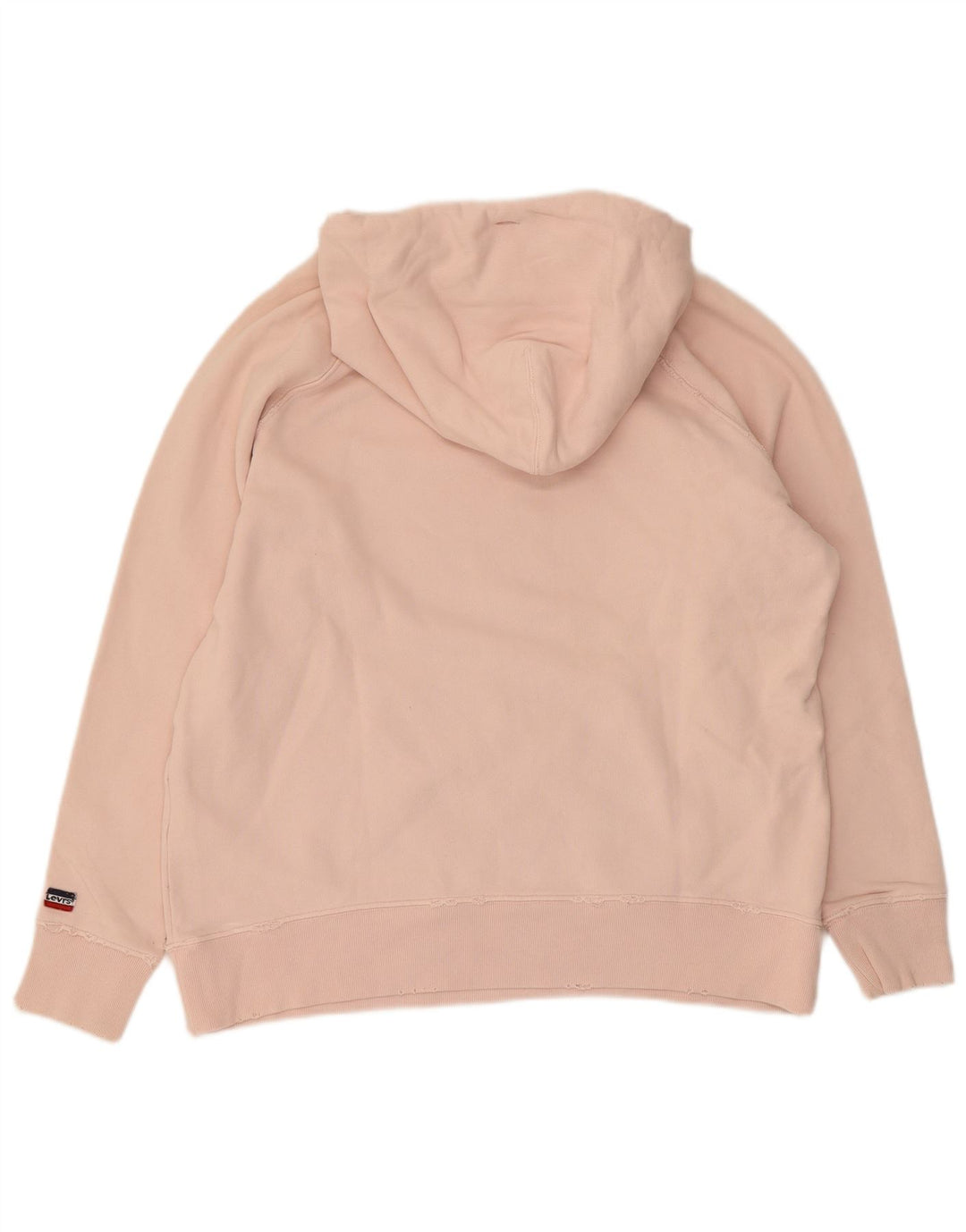 Levi's Damen Kapuzenpullover UK 14 Mittelrosa Baumwolle
