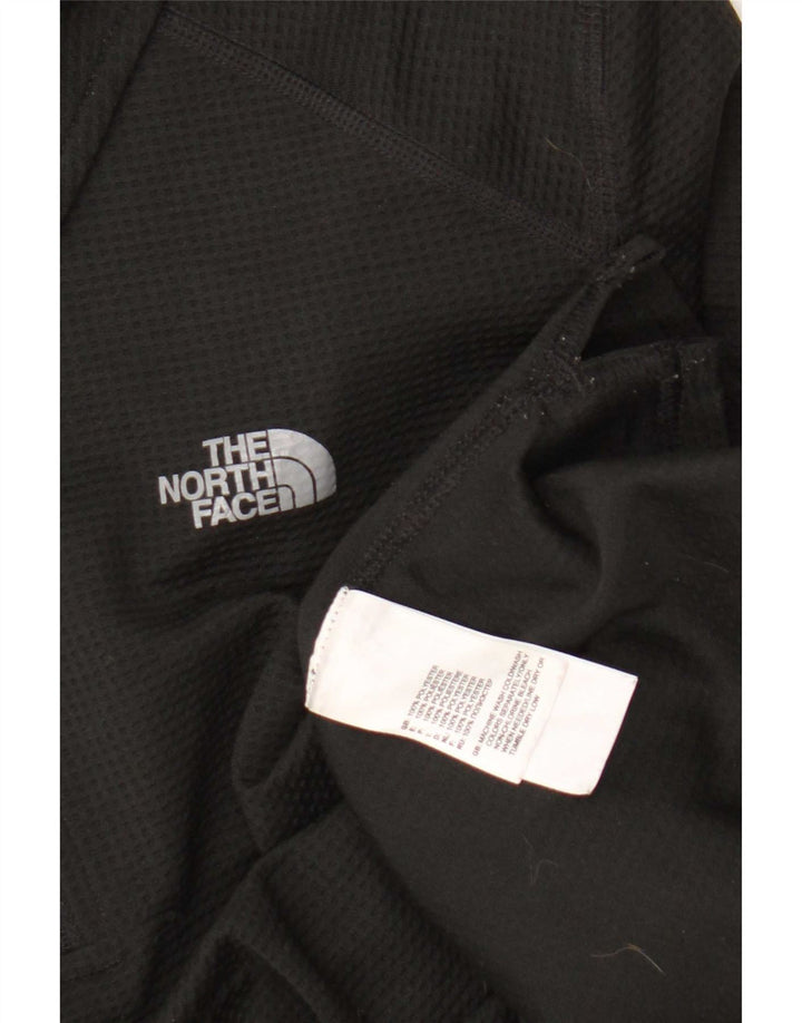 The North Face Damen-Poloshirt UK 12 Mittelschwarzes Polyester