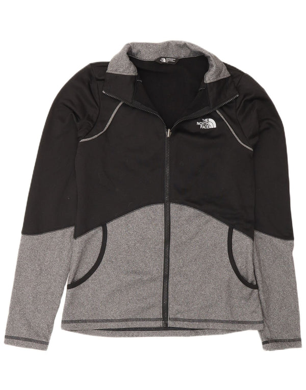 The North Face Damen-Trainingsanzug-Top-Jacke, UK 10, Größe S, Schwarz, Farbblock
