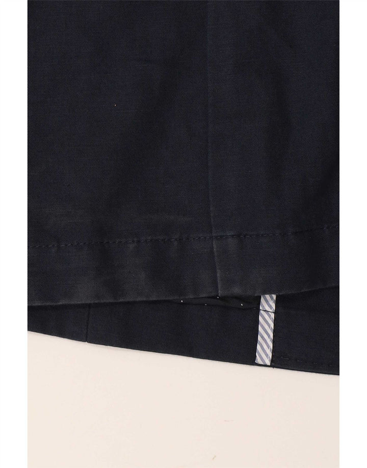 Crew Clothing Damen-Blazer mit 2 Knöpfen, Gr. 10, Größe S, Marineblau, Leinen