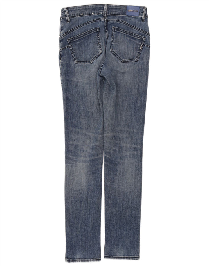 Gas Damen Slim Jeans W26 L30 Blaue Baumwolle