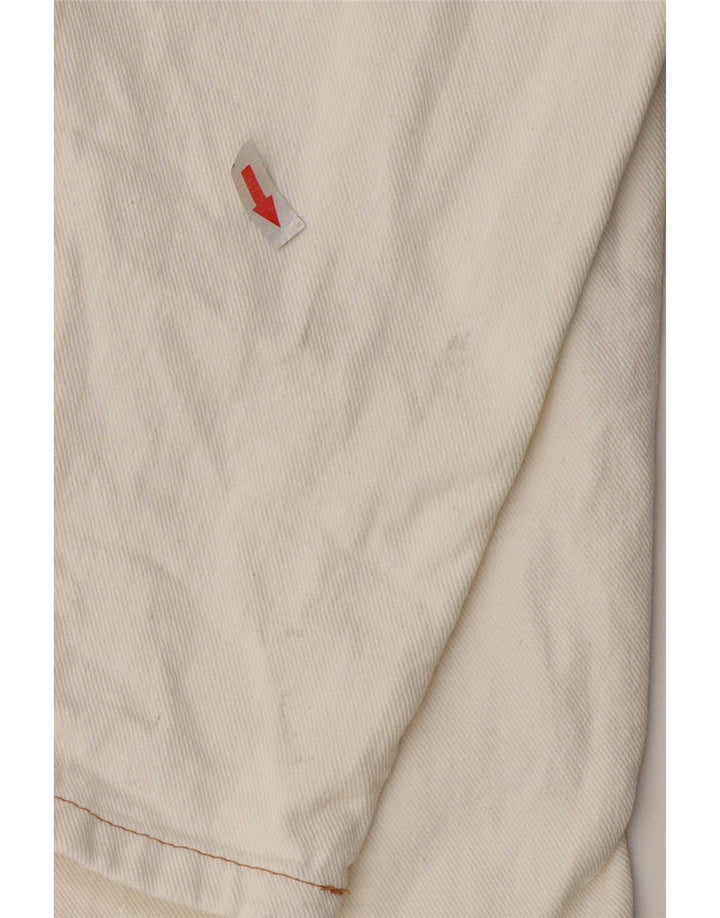 Genesis Herren Straight Jeans W30 L30 Off White