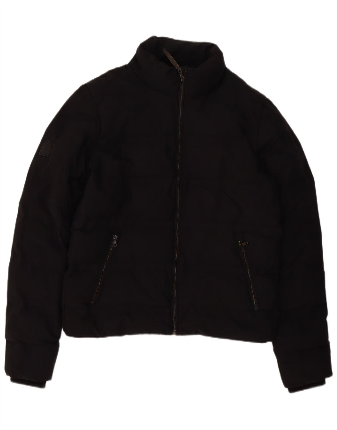 Superdry Herren Wattierte Jacke UK 38 Mittelschwarzes Polyester