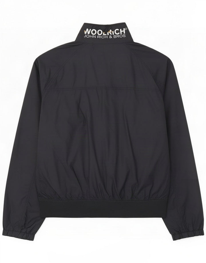 Woolrich Herren-Bomberjacke mit Grafik, UK 40, Marineblau, Nylon, Größe 40, Marineblau