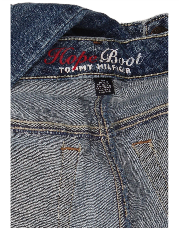 TOMMY HILFIGER Damen Bootcut Jeans US 4 Small W30 L32 Blau
