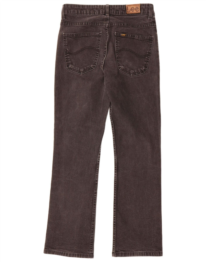 Lee Damen Cameron Straight Jeans W30 L28 Schwarze Baumwolle