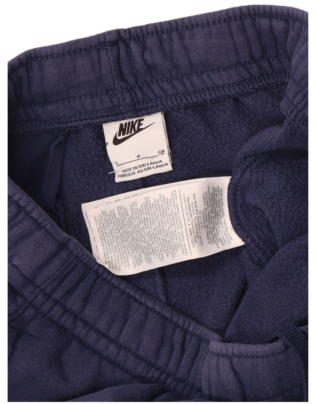 Nike Herren-Trainingshose, Jogginghose, Größe S, marineblau, Baumwolle