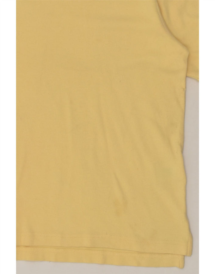EDDIE BAUER Mens Polo Shirt Small Yellow Cotton | Vintage Eddie Bauer | Thrift | Second-Hand Eddie Bauer | Used Clothing | Messina Hembry 