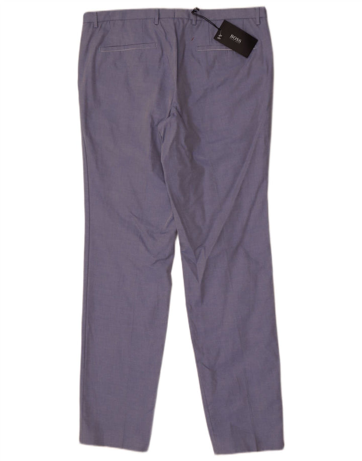 Hugo Boss Herren Slim Chinohose W34 L33 Blau