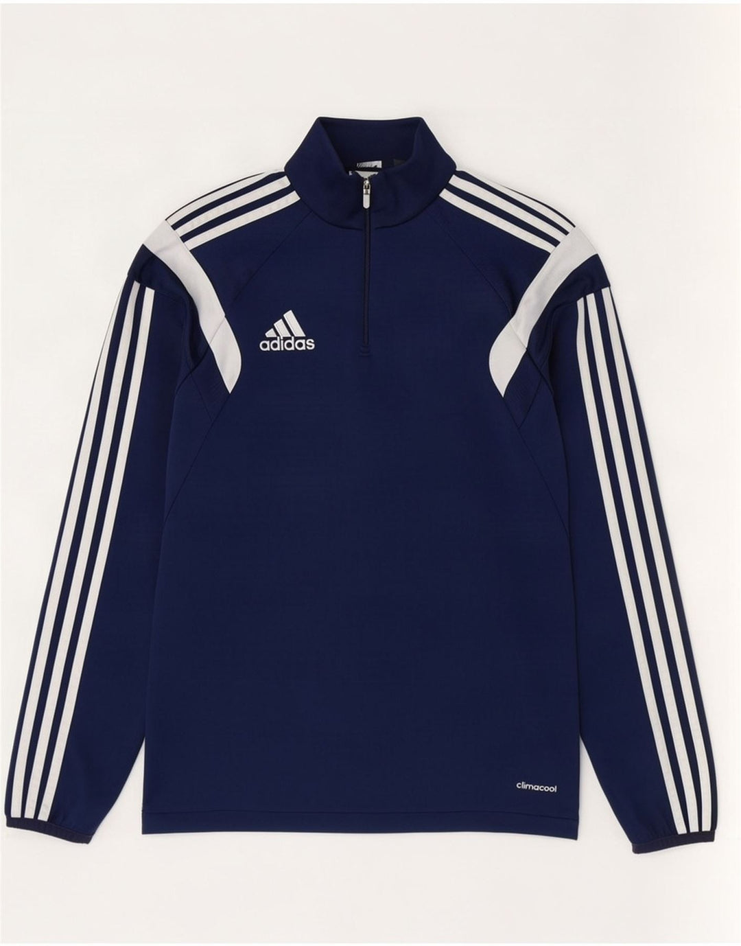 Adidas Climacool Pullover-Trainingsanzug für Herren, Größe S, Marineblau, Farbblock