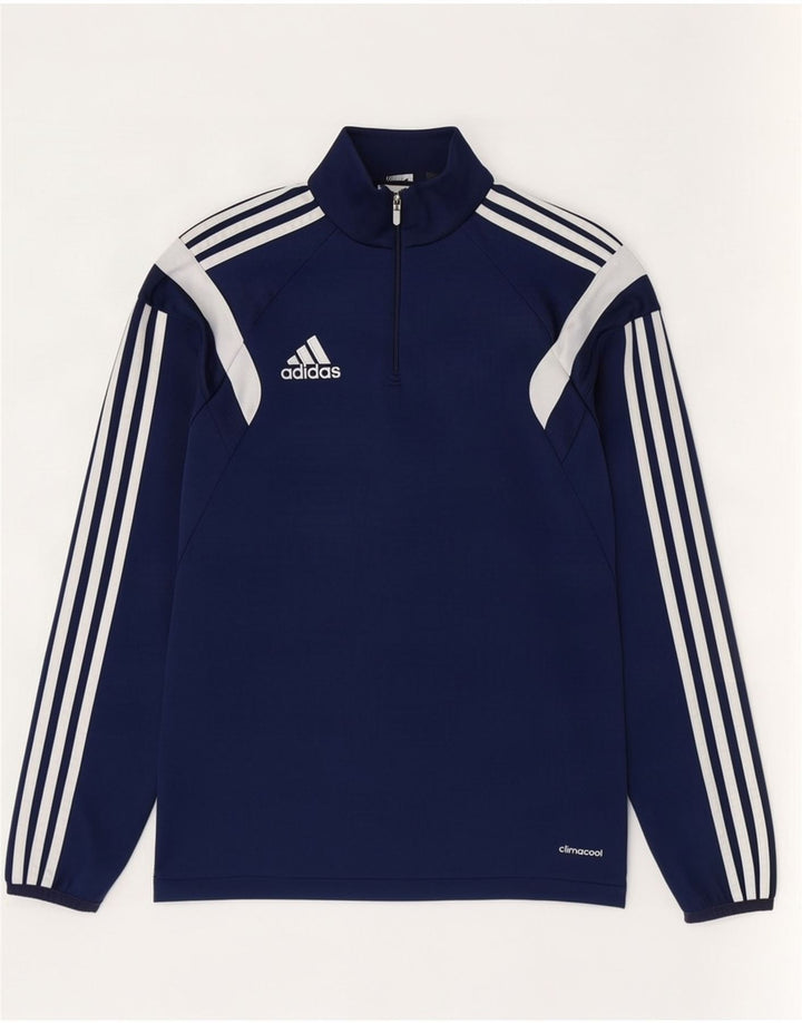 Adidas Climacool Pullover-Trainingsanzug für Herren, Größe S, Marineblau, Farbblock