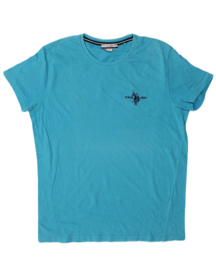 U.S. Polo Assn. Herren T-Shirt Top Large Blau
