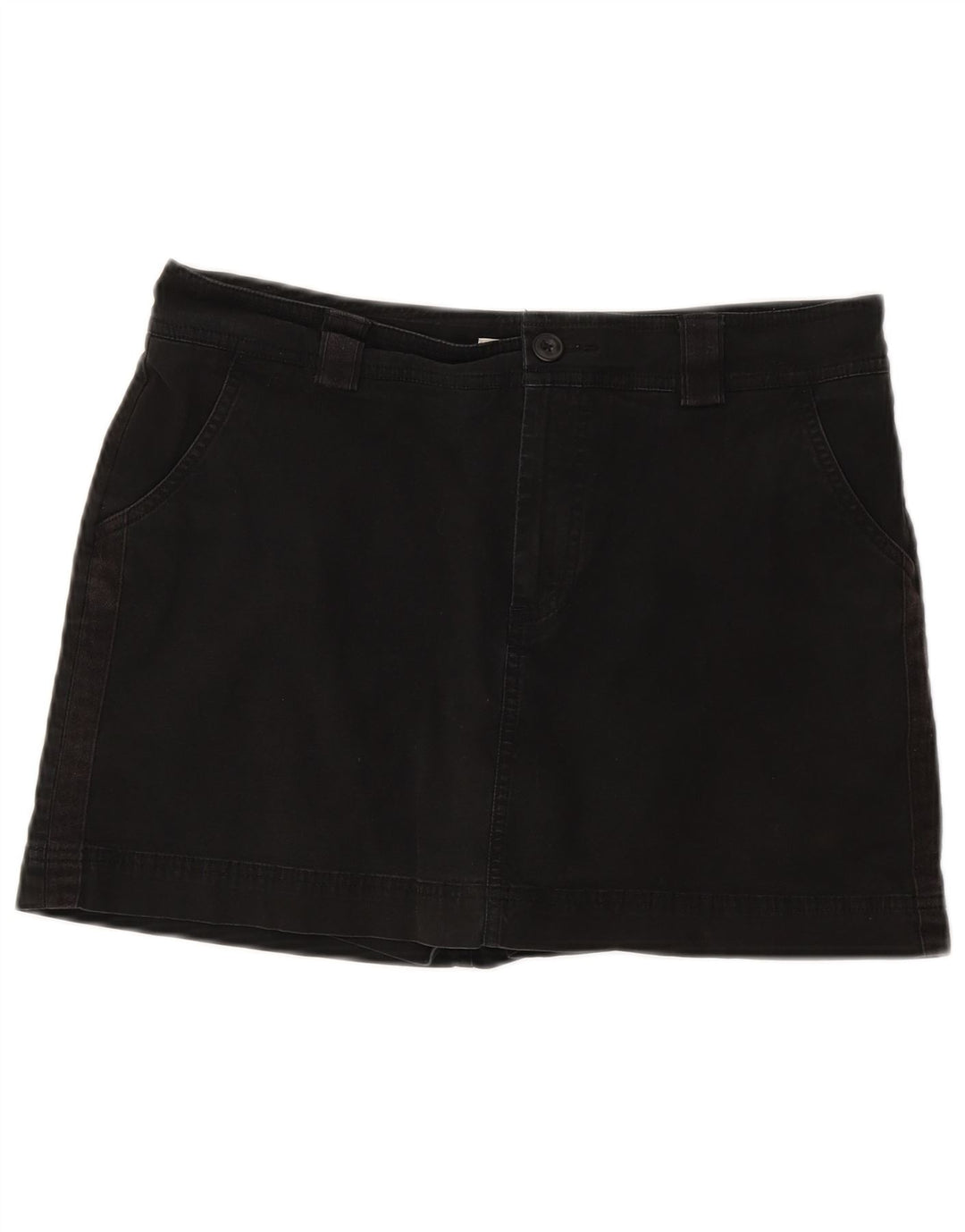 DOCKERS Damen Chino-Shorts US 8 Medium W34 Schwarze Baumwolle