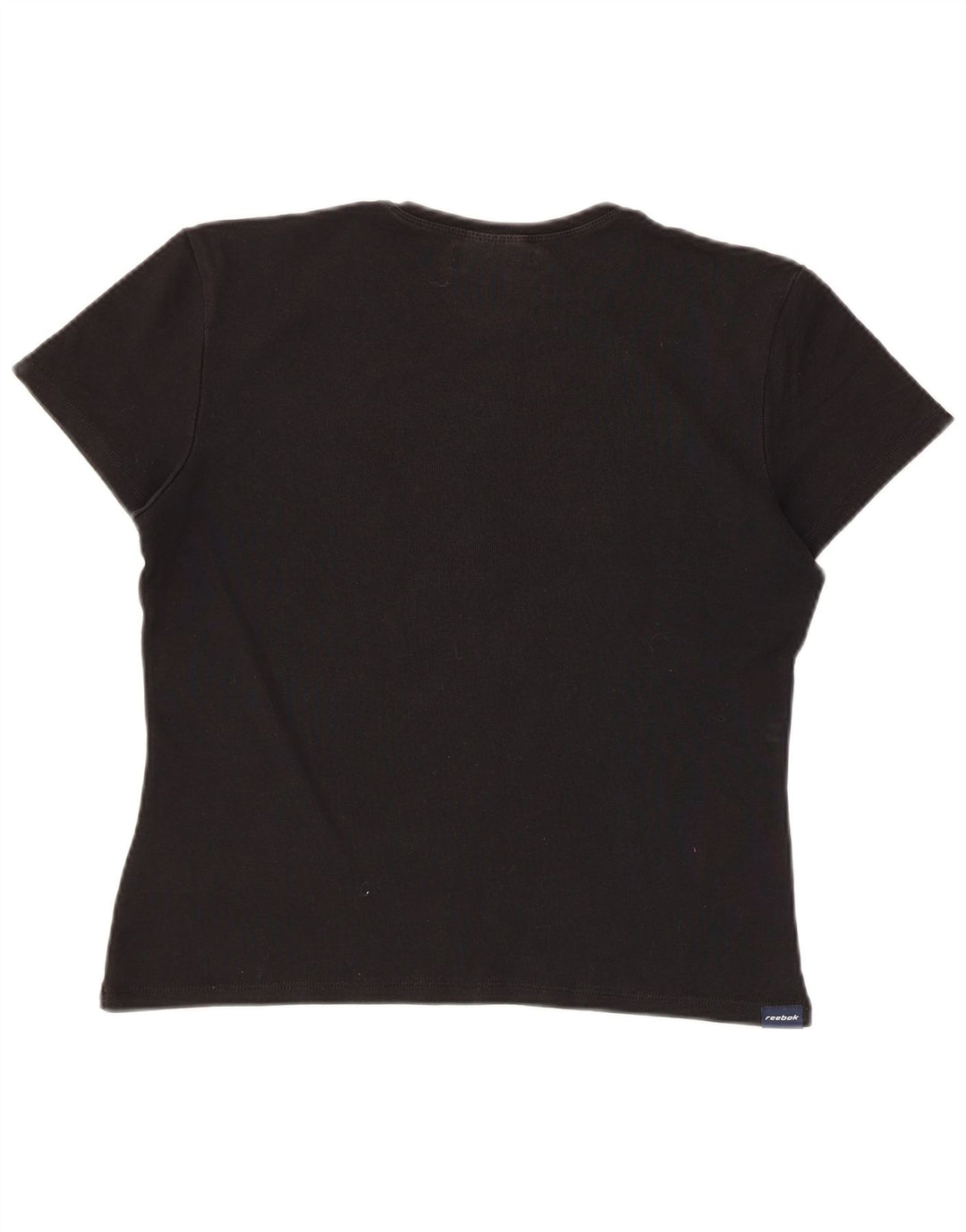 Reebok Damen T-Shirt Top UK 14 Large Schwarz