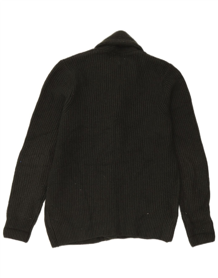 Marks & Spencer Herren-Cardigan-Pullover, mittleres Khaki, Polyester