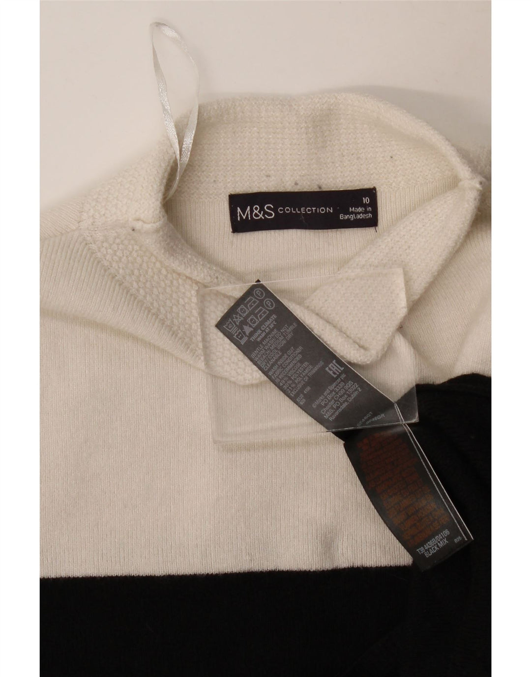 Marks & Spencer Rollkragenpullover für Damen, Gr. 10, Schwarz