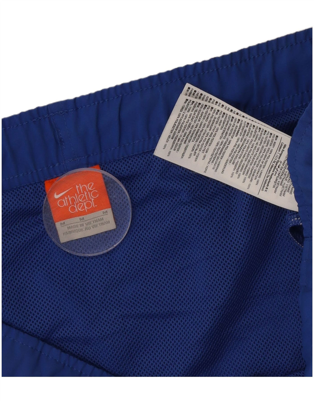 Nike Herren-Sportshorts mit Grafik, Mittelblaues Farbblock-Polyester