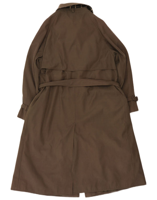 David Barry Damen Trenchcoat UK 12 Mittelbraun