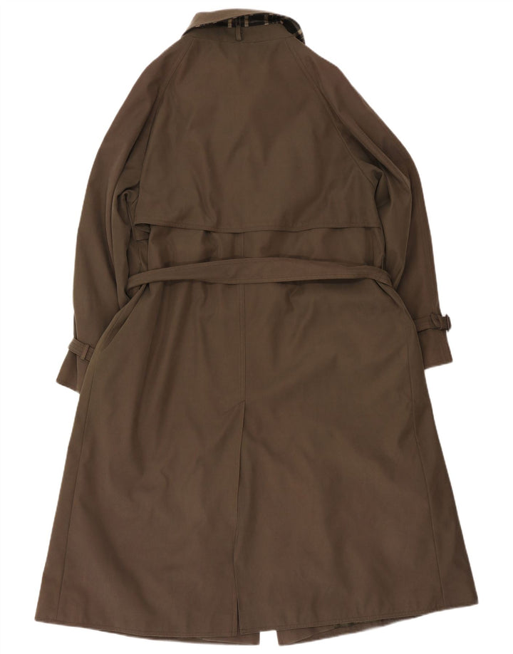 David Barry Damen Trenchcoat UK 12 Mittelbraun